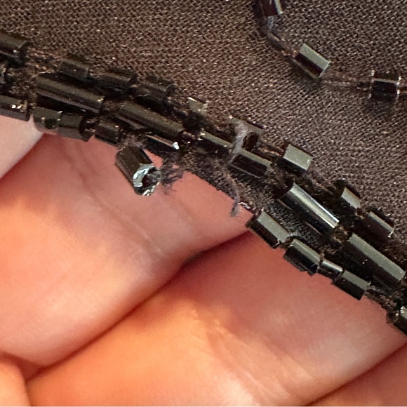 NWT Papell Studio embellished 100% silk tunic top, size small - Picture 8 of 16